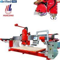 2025 machines Hualong chaudes italie cnc 6 axes pont scie granit marbre dalle coupe fraisage pierre comptoir Machine de traitement
