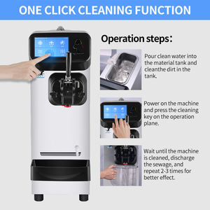 BAILETONミニソフトアイスクリームマシンシングルノズルディスプレイパネル付きカウンタートップホーム小型ショップ冷凍ヨーグルトメーカー使用 - Product Image 3