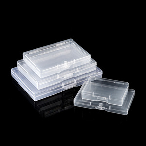 Transparent Plastic Storage Boxes For Fishing Tackle Parts Cards Photos Desktop Organizer Portable Covered Zhejiang Made - Product Image 2