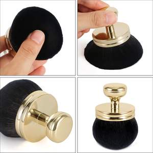 Cara Pierna Bronceador <span class=keywords><strong>Brocha</strong></span> de maquillaje de cuerpo grande <span class=keywords><strong>Contorno</strong></span> Cara Bronceado Mezcla Aplicador de maquillaje Cabeza redonda <span class=keywords><strong>Brocha</strong></span> Kabuki - Product Image 4