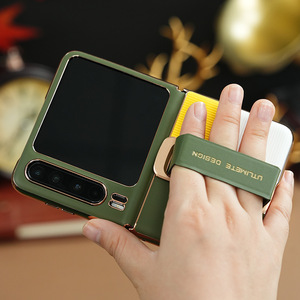 เคสโทรศัพท์ Huawei PuraX รุ่นใหม่ แบบชิ้นเดียว ป้องกันบานพับ พร้อมสายคล้องมือ ที่วางโทรศัพท์แบบหมุนได้ สำหรับโทรศัพท์มือถือหน้าจอพับได้ - Product Image 6