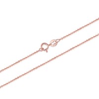 Collier chaîne à maillons Lerca en or massif pur 9k/14k/18k plaqué rhodium, tendance, pour mariage et fiançailles, unisexe, vente en gros