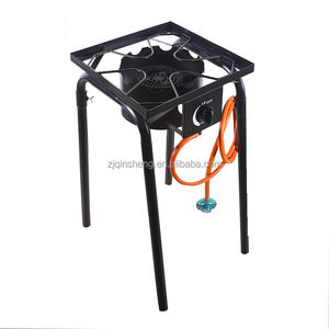 Fogão a Gás Propano de Ferro Fundido com Acendimento Elétrico, Queimador Único Reforçado, Regulador Ajustável 20PSI para Uso Externo, RV e Hotéis - Product Image 2