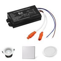 Driver d'éclairage d'urgence LED QiHui 3-30W pour éclairage LED blanc 80 lumières, lampe 10000 mAh, garantie 3 ans