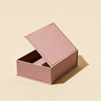 Boîte-cadeau magnétique personnalisée pour bougie, emballage romantique, boîte en papier personnalisée pour bougie avec insert