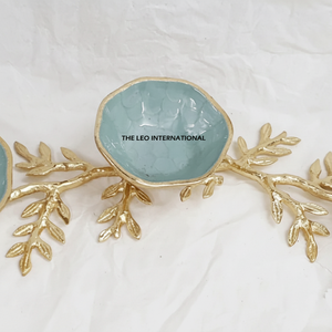 Marvelous Design Dining <b>Table</b> Decorative Snacks and Food Serving Bowl With Leaf Designing Stand Free <b>Table</b> Accessories - Product Image 1