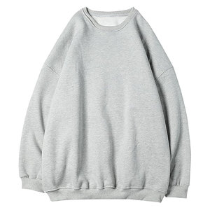 เสื้อสเวตเชิ้ตผู้ชายทรงโอเวอร์ไซส์ ผ้าคอตตอนผสมโพลีเอสเตอร์ สีพื้น ดีไซน์หลากหลาย คุณภาพสูงจากโรงงาน ผลิตตามแบบที่ลูกค้าต้องการ ขายดี - Product Image 4