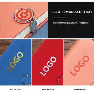 Cuir de luxe promotionnel bon marché, coffret cadeau carnet avec bouteille d'eau et clé USB et stylo/ - Product Image 4