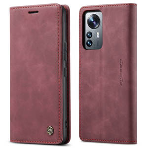 CaseMe PU Funda de cuero magnético para Xiaomi 12 Lite 11 Pro <span class=keywords><strong>PocoX3</strong></span> M3 Stand Coque Flip Wallet Funda protectora Stand - Product Image 2