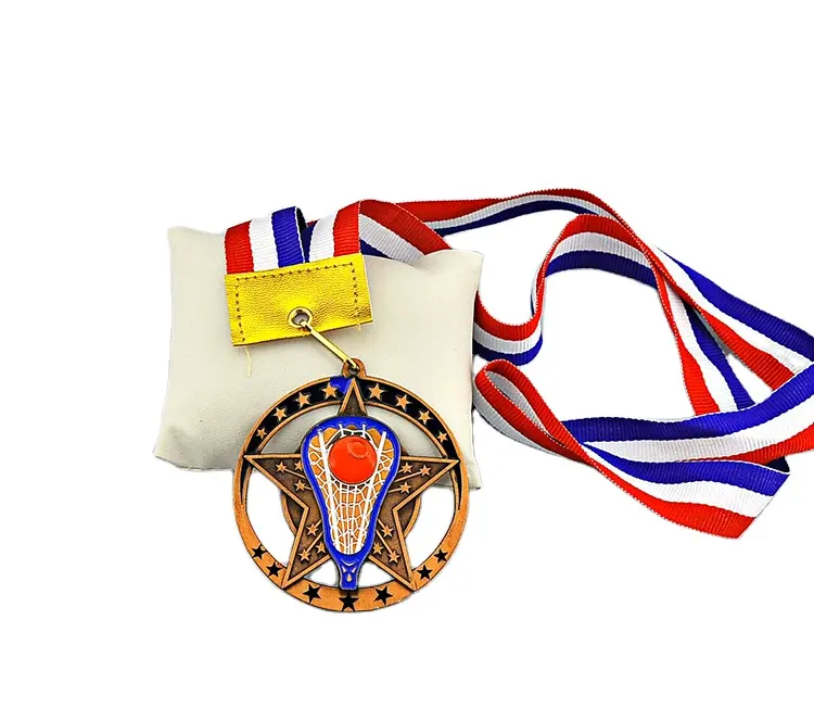 Produttore personalizzato 3D Sport Running medaglia d'oro basket calcio e calcio in lega di zinco 5K 10K 21K maratona di stampa UV medaglia