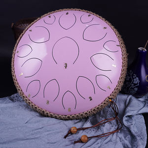 Logotipo personalizado 14 Inch Hand Drum 15 Nota Tongue Percussão Instrumento com Carry Bag <span class=keywords><strong>Music</strong></span> Book Metal Drum Mallets - Product Image 4