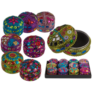 Joyero multicolor con diseño oriental, - Product Image 1