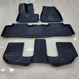 Nouvelle conception, ensemble complet de tapis de voiture imperméables, tapis de sol 3D en TPE, antidérapants, anti-poussière, pour <span class=keywords><strong>Volvo</strong></span> EX90 2025 - Product Image 1