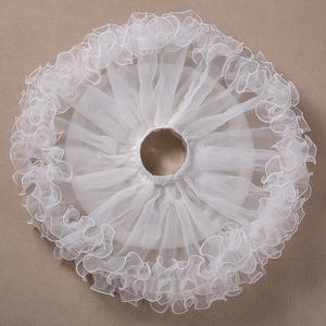 Robe de mariée fille <span class=keywords><strong>jupon</strong></span> sous-jupe Cosplay fête Jupen Enfant Lolita Ballet jupe courte ourlet - Product Image 4