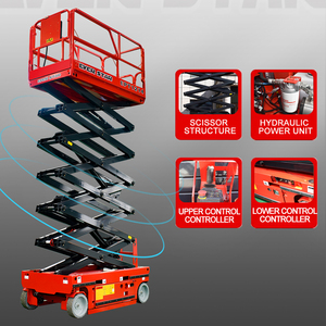 Plataforma Elevadora de Tijera Eléctrica Ever Star, Altura de Plataforma de 6-14 Metros, Capacidad de 230-450 kg, Plataforma de Trabajo Hidráulica Autopropulsada - Product Image 2
