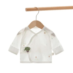 Blusa de Bebé con Espalda Descubierta, 52% Algodón Puro, Top de Verano para Recién Nacidos de 0 a 3 Meses, Clase A, Unisex - Product Image 5
