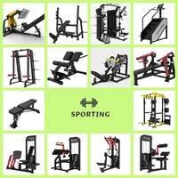 Machine à développer les mollets debout en acier réglable SP Commercial avec pile de poids de 80 kg pour l'entraînement des jambes