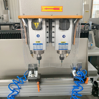 Máquina de Perforación y Fresado CNC Automática WEIKE CNC 800 para Ventanas y Puertas de Aluminio