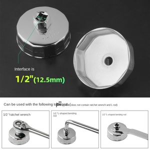 Kit de 23 clés à <span class=keywords><strong>filtre</strong></span> à <span class=keywords><strong>huile</strong></span> essentielles pour véhicules, clés à molette incluses, kit d'outils pour véhicules - Product Image 2