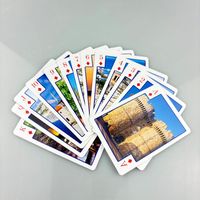 Cartes à Jouer de Poker Familiales Géantes Imperméables Personnalisées avec Impression en Gros pour Jeux de Société
