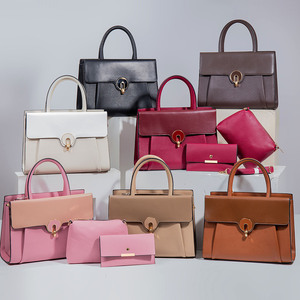 Của phụ nữ giản dị Tote Vai Túi Satchel Hobo <span class=keywords><strong>3</strong></span>-Piece Purse Set PU da móc & vòng lặp đóng cửa - Product Image 5