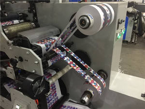 Automatische Flexodrucker Papierrolle 1 3 5 Farben UV-Etiketten aufkleber Kunststoff folie Aluminium folie Flexodruck maschine - Product Image 3