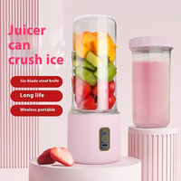 Mixeur Électrique USB Portable et Mini, Outil de Cuisine Rechargeable Multi-Fonctionnel, Extracteur de Jus