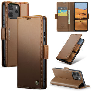 Caseme 023 PU cuero Flip Wallet tarjetero soporte funda para teléfono móvil para Redmi Note 14 4G - Product Image 5