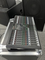 Console de mixage audio professionnelle 16 canaux avec 99 effets numériques DSP, contrôleur DJ, équipement audio pour spectacle sur scène
