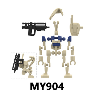 MY901-905 Droidi Pilota di Sicurezza del Comando di Battaglia, Mini Blocchi di Costruzione in Plastica Space Wars da Assemblare e Collezionare, Giocattoli Regalo per Bambini - Product Image 5