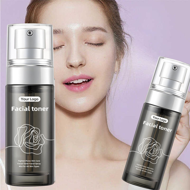 Private Label Face Toner Rose Water Refreshing Spray Anti-Aging and Hydrating Moisturizing Skin Toner Spray