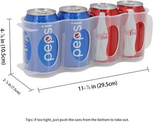 Organizador portátil <span class=keywords><strong>de</strong></span> latas <span class=keywords><strong>de</strong></span> refresco para estante <span class=keywords><strong>de</strong></span> refrigerador, soporte para latas <span class=keywords><strong>de</strong></span> cerveza, estante deslizante para almacenamiento <span class=keywords><strong>de</strong></span> <span class=keywords><strong>nevera</strong></span> - Product Image 2