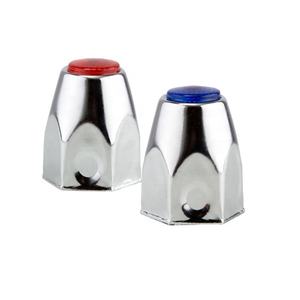 Couvertures d'écrou <span class=keywords><strong>de</strong></span> <span class=keywords><strong>roue</strong></span> <span class=keywords><strong>de</strong></span> <span class=keywords><strong>roue</strong></span> <span class=keywords><strong>de</strong></span> camion chromées en acier hexagonal <span class=keywords><strong>de</strong></span> 38mm avec clip supérieur <span class=keywords><strong>de</strong></span> couleur - Product Image 1