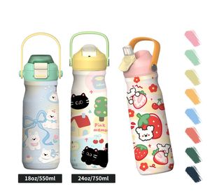 Nouvelle gourde universelle pour vélo 18 oz - Acier inoxydable isolé avec <span class=keywords><strong>4</strong></span> options de couvercle pour vélo et fitness - Convient à la plupart des porte-bidon de vélo - Product Image 5