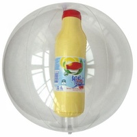 Dia.16 "ballon de plage avec la bouteille 3D à l'intérieur