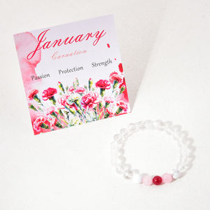 Set de Pulseras de Piedras Naturales con Piedra de Nacimiento de 12 Meses, Joyería de Cristal Curativo para Mujer, Regalo para el Día de la Madre, Compra al por Mayor - Product Image 4