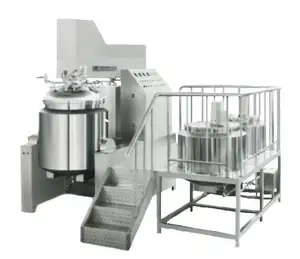 650L Factory Price Industrial Automatic Vacuum Emulsifying Homogenizer mixer dates molasses making machine