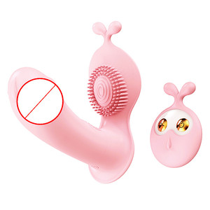 Grazioso massaggiatore femmina di coniglio con 270 gradi con un clic a raffica stimolatore clitorideo con vibrazione con un solo tocco - Product Image 4