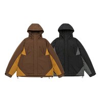 Veste matelassée en duvet pour homme, à capuche, fermeture éclair intégrale, poches, poignets à velcro, cordons de serrage, chaude pour l'hiver, grande taille, surdimensionnée, 6XL 7XL