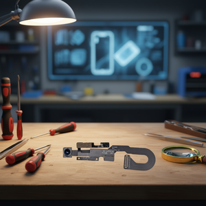 Modulo fotocamera frontale originale per iPhone 7 con cavo flessibile e connettore per la sostituzione e la riparazione - Product Image 3