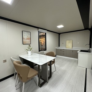 Casa Container Espandibile 20ft 40ft, Modulo Prefabbricato con <span class=keywords><strong>2</strong></span> Camere da Letto e Soggiorno, Pannelli Sandwich in Acciaio, Design Ecologico - Product Image 4