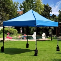 Tente Imperméable 3x3m (10x10ft) à Châssis Acier, Gazebo Pliable pour Événements Sportifs et Fêtes en Extérieur, Salon Professionnel avec Logo Personnalisé