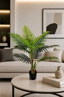 Plante artificielle Cycas Sago Palmier en pot, Arbre tropical vert pour la décoration intérieure de la maison, du bureau, de l'hôtel, du centre commercial, Vente en gros usine