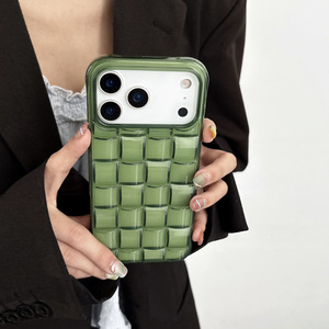 Coque de téléphone transparente premium à motif damier pour Apple 17 Pro Max, compatible iPhone 16 Pro, 15 Plus, coque 3D à motif damier pour iPhone 14 - Product Image 6