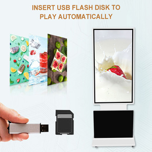 43 inch tầng thường vụ xoay màn hình LCD Trong Nhà Kỹ thuật số biển ngang dọc hiển thị thương mại thông tin kiosk - Product Image 4