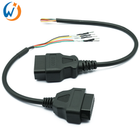 Cable adaptador OBD hembra de 16 pines K CAN, cable conector para detector de fallas del motor, para probador de puente de línea K+CAN
