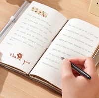 Carnet à spirale et à feuilles mobiles de style ethnique A6 pour notes et enregistrements, couverture en cuir, pages amovibles, cadeau