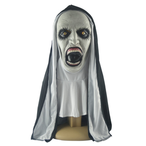 Maschere da Suora Soul Summoner, Maschere Horror per Halloween, Maschere da Trucco per Scherzi, Copricapo Horror da Suora - Product Image 2