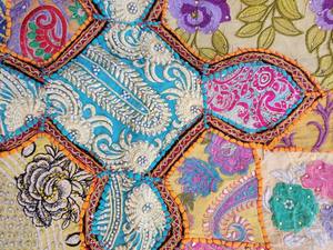 Chaqueta de verano bordada Khambadiya hecha a mano hermoso estilo de moda informal con cuello levantado y sin mangas para exteriores - Product Image 4