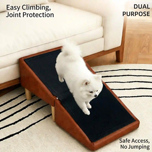Scaletta Portatile in Pelle per Cani di Piccola Taglia (come il Bassotto), Facile da Pulire, Impermeabile, OEM/ODM - Product Image 4